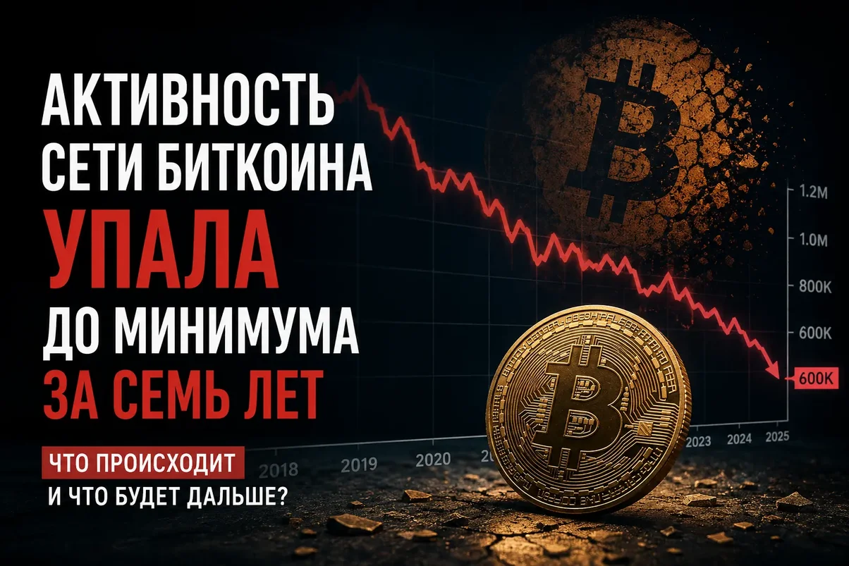 Активность Биткоина упала до минимума за 7 лет.webp