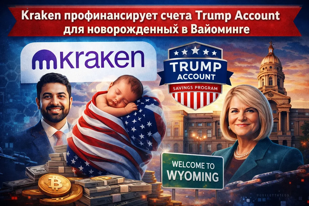 Кракен поддержит счета для новорожденных в Вайоминге.webp