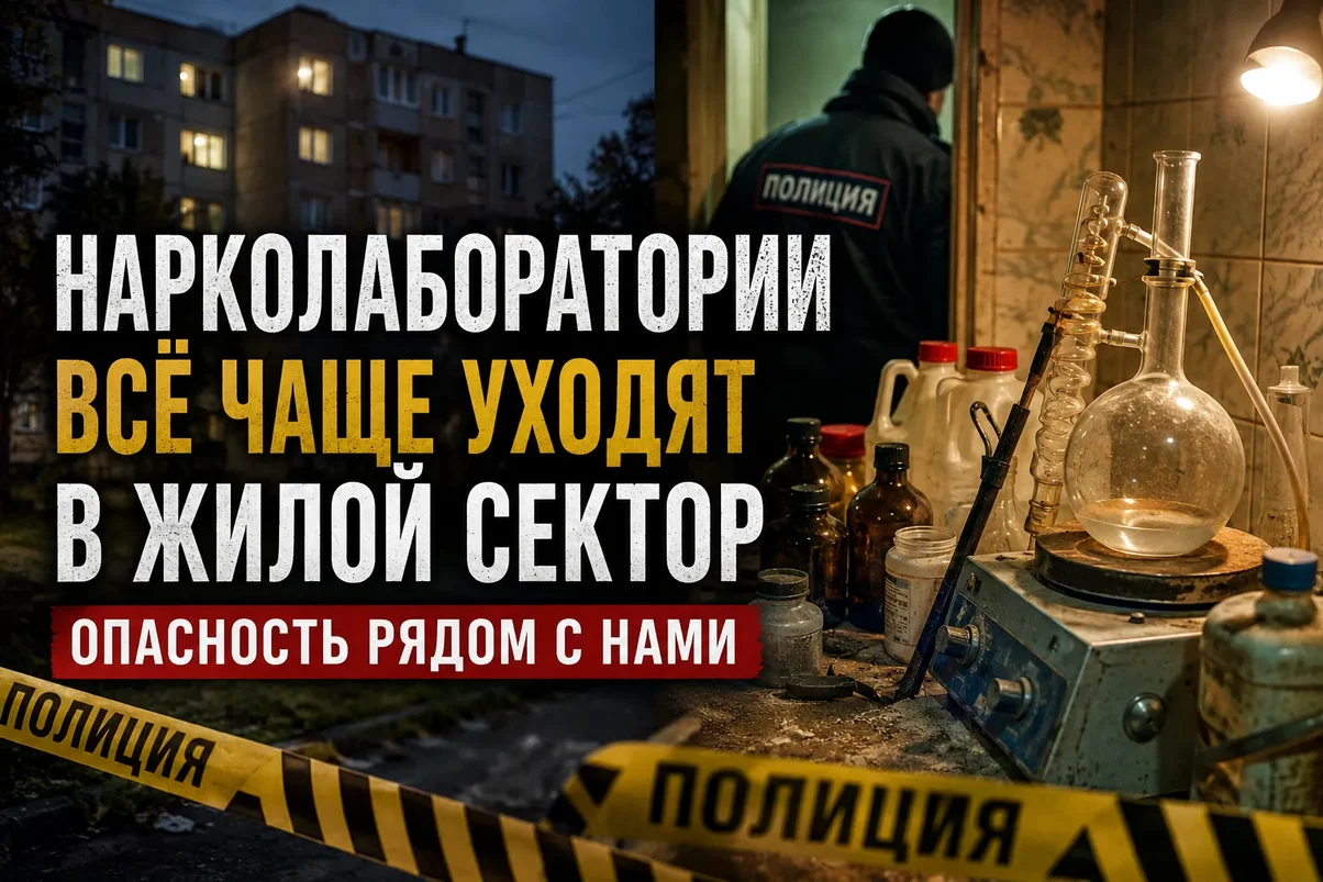 Нарколаборатории перебираются в жилые районы.webp