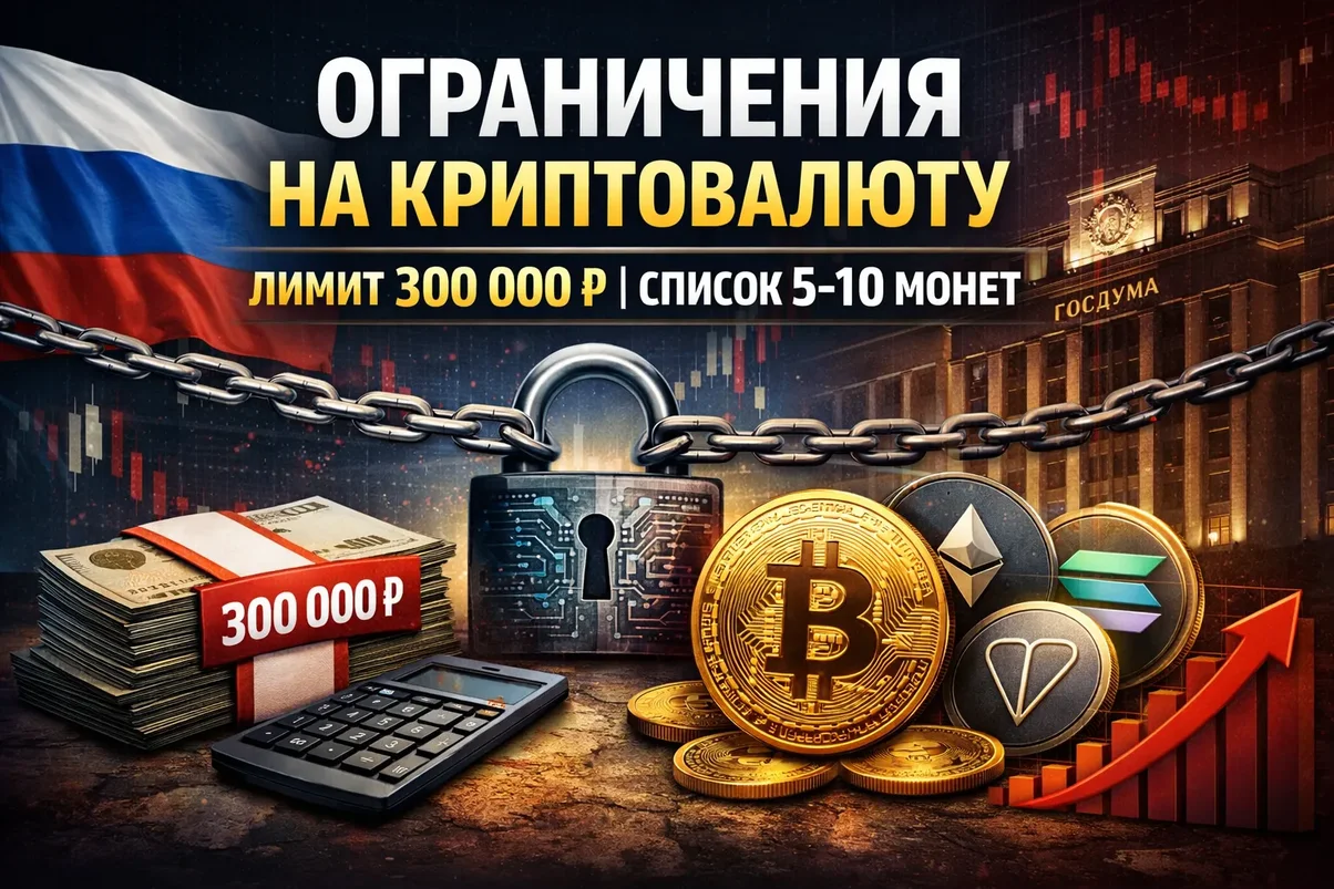 Россия ограничит торговлю криптовалютой.webp