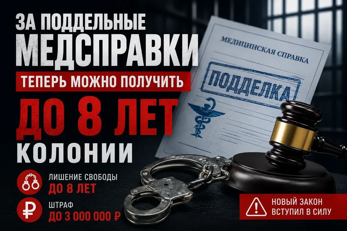 За поддельные медсправки теперь можно получить до 8 лет колонии.webp